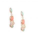 Pastel Candy Color Stone Stud Earrings